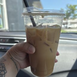 Butterscotch Oatmilk Latte Butterscotch Oatmilk Latte