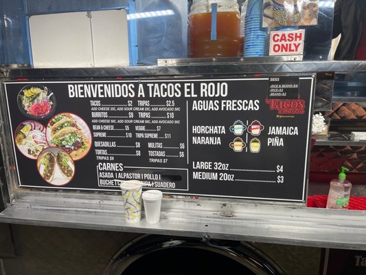 Menu photo 1 Tacos El Rojo Visalia, CA Menu photo 1 Tacos El Rojo Visalia, CA