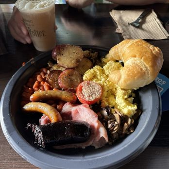 Three Broomsticks - Sad breakfast; huge portions but less than mediocre tasting food. Disappointed; would not order again. - British Near Me - Orlando, Florida Three Broomsticks - Sad breakfast; huge portions but less than mediocre tasting food. Disappointed; would not order again. - British Near Me - Orlando, Florida