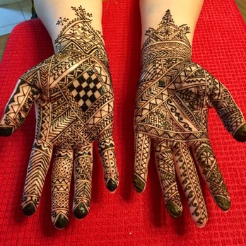 Sanobers Henna - Palms! Did I mention Sanober was able to do all of this in under two hours? Gorgeous!! - Henna Artists Near Me