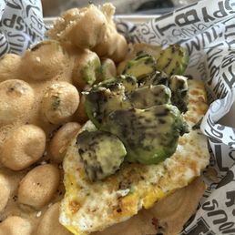Avocado Egg Toast Waffle Avocado Egg Toast Waffle