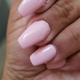Poor communication with nail tech. When I asked for coffin shaped, he said "why didn't you tell me", why didn't he just ask me?! Sloppy job Poor communication with nail tech. When I asked for coffin shaped, he said "why didn't you tell me", why didn't he just ask me?! Sloppy job