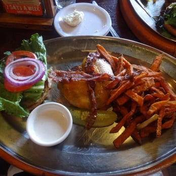 Saddle Ranch - BBQ Chicken Sandwich - Steakhouses Near Me - Orange, California Saddle Ranch - BBQ Chicken Sandwich - Steakhouses Near Me - Orange, California