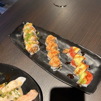 Its Sushi - 1/2 Rolls Left to Right: Henry, XXX, Tiger - Sushi Bars Near Me - Roseville, California Its Sushi - 1/2 Rolls Left to Right: Henry, XXX, Tiger - Sushi Bars Near Me - Roseville, California