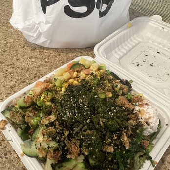 Poke Salad Bar - 2 Scoops Small 1/2 and 1/2 - Poke Near Me - South Pasadena, California Poke Salad Bar - 2 Scoops Small 1/2 and 1/2 - Poke Near Me - South Pasadena, California