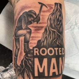 "Rooted Man" podcast tattoo. "Rooted Man" podcast tattoo.