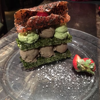 Cha-An - Green tea ice cream sandwich (with green tea krispies) - Japanese Near Me - New York, New York Cha-An - Green tea ice cream sandwich (with green tea krispies) - Japanese Near Me - New York, New York