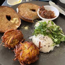Lox Stock & Barrel - Poached eggs, bagel, hash