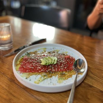 Majordomo - Tuna Carpaccio - New American Near Me - Los Angeles, California