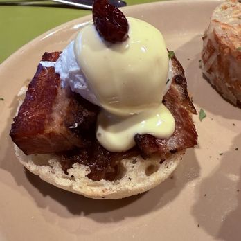 Snooze, an A.M. Eatery - Habanero Pork Belly Benny* - Breakfast & Brunch Near Me - San Antonio, Texas Snooze, an A.M. Eatery - Habanero Pork Belly Benny* - Breakfast & Brunch Near Me - San Antonio, Texas