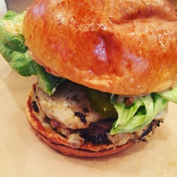 Black Sheep - Jamaican burger has 2 patties, cheese, lettuce, tomatoe, & special mayo - Burgers Near Me - Springfield, Missouri