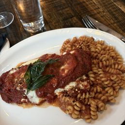 Eggplant parmigiana Eggplant parmigiana