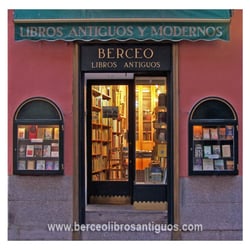 Berceo - La entrada de nuestra librería, una tarde de invierno.