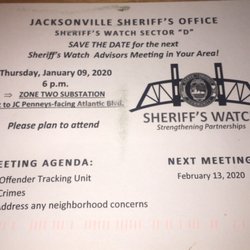 Jso Stop Station - Don't be late! Run by the Zone 2 Delta residents in conjunction with JSO.