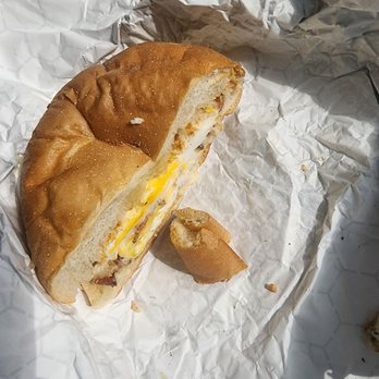 The Ugly Rooster Cafe - Bacon , egg and cheese on a roll - Breakfast & Brunch Near Me - Malta, New York The Ugly Rooster Cafe - Bacon , egg and cheese on a roll - Breakfast & Brunch Near Me - Malta, New York