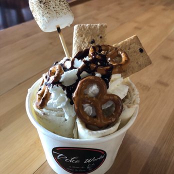 Poke World - S'mores rolled ice cream - Bubble Tea Near Me - Cordova, Tennessee