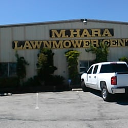 Photo taken 8/30/2014 of the front of the M-Hara Lawnmower Shop at 3199 Orange in Long Beach.