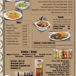 Carnitas El Bajio - Menu