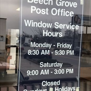 US Post Office - Hours - Post Offices Near Me - Beech Grove, Indiana US Post Office - Hours - Post Offices Near Me - Beech Grove, Indiana