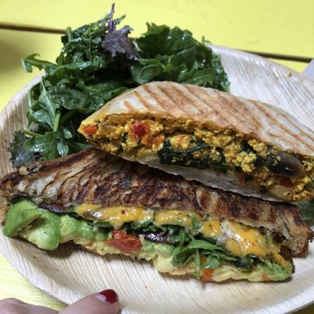 The Wild Chive - Split the grilled burrizo and the BLT grilled cheese with a friend. BLT was INCREDIBLE!!! - Vegan Near Me - Long Beach, California