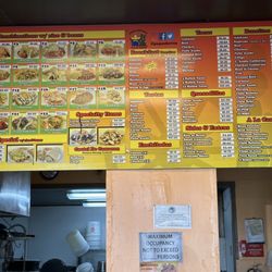 Papa Chevo's - Menu March 2025