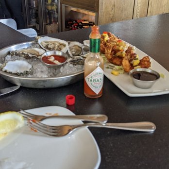 Brigantine - Oysters Half and Coconut Macadamia Shrimp. Excellent! - Seafood Near Me - Imperial Beach, California Brigantine - Oysters Half and Coconut Macadamia Shrimp. Excellent! - Seafood Near Me - Imperial Beach, California
