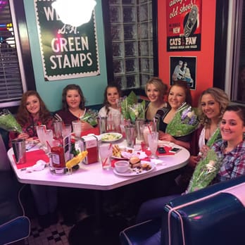 Johnny J's Diner - LHS Cheerleaders relaxing at Johnny J's - American Near Me - Casper, Wyoming Johnny J's Diner - LHS Cheerleaders relaxing at Johnny J's - American Near Me - Casper, Wyoming