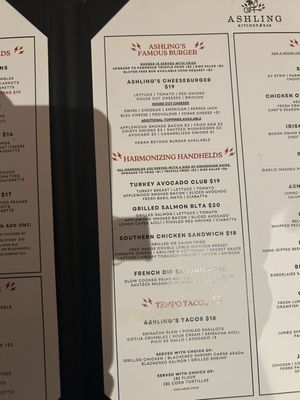 Menu photo 1 Ashling Kitchen and Bar Crofton, MD