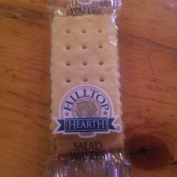 Down On Mainstreet - salad wafers. just had to take a picture of this...whaaa? - American Near Me - Washington, North Carolina