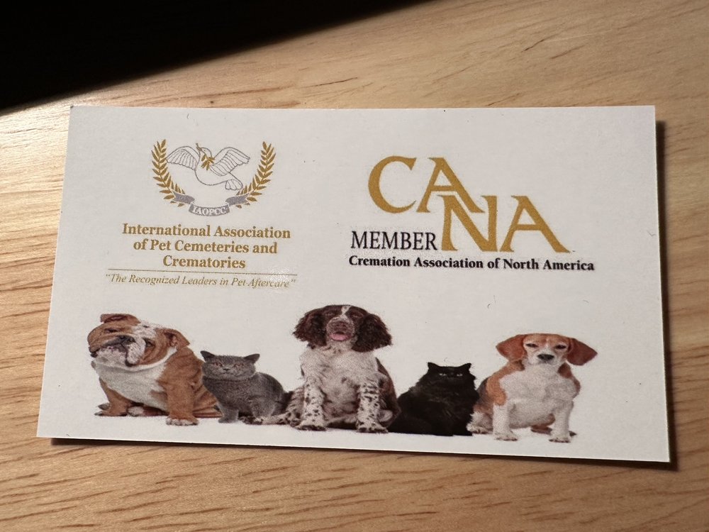 LOVING PETS CREMATORY Updated September 2024 479 NW 3000th, Andrews