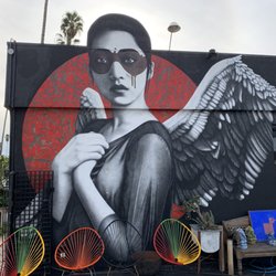 Venice Street Art Tours - Findac mural in Venice - facilitated by ourselves and Udi (of the Venice Love Shack)