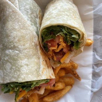 Coot's Bar & Grill - Shrimp BLT wrap - American Near Me - Edisto Island, South Carolina Coot's Bar & Grill - Shrimp BLT wrap - American Near Me - Edisto Island, South Carolina