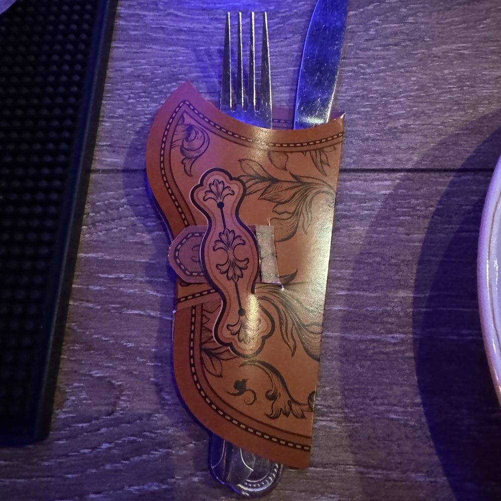 Silverware holder was cute Silverware holder was cute