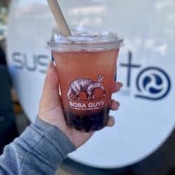Local Kitchens - Strawberry Jasmine Fresca from Boba Guys located inside Local Kitchens