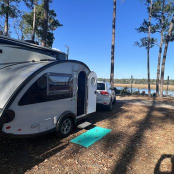 Belle Bluff Island Campground - Can't beat the view!  The sunrises are gorgeous! - Campgrounds Near Me - Townsend, Georgia