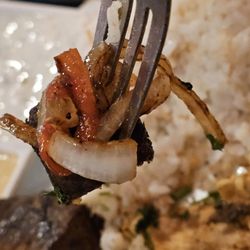 Cedars Lebanese Restaurant - The Beef Kabab Platter.