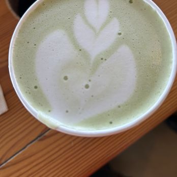 Merit Coffee - Matcha with oatmilk and lavender - Coffee & Tea Near Me - San Antonio, Texas