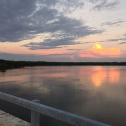 Sunset view from the bridge