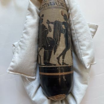Harvard Art Museums - Vessel featuring a boy with a bag of coins - Art Museums Near Me - Cambridge, Massachusetts