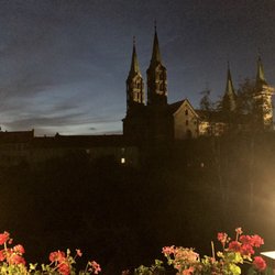 Michalis & FRIENDS - Terrasse: Blick auf den Bamberg Dom