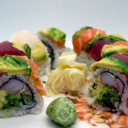 Nova Asian Bistro - Rainbow Roll: $13. Take-out