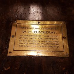 W.M. Thackery's chair