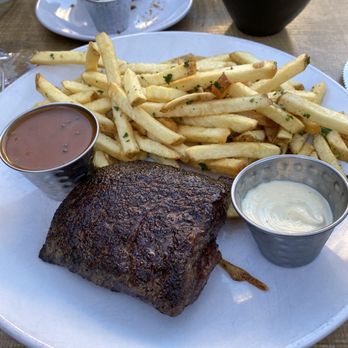 Cote Ouest Bistro - Steak Frites (8oz flatiron version) - French Near Me - San Francisco, California