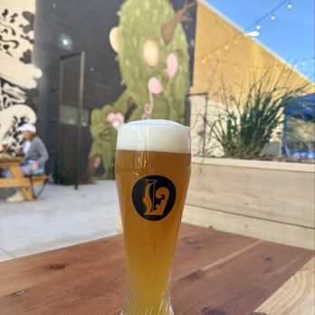 Lasso Coffee & Lager - Beer on patio - Breweries Near Me - Albuquerque, New Mexico