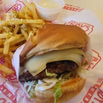 Ruby's Diner - Mushroom swiss burger - Diners Near Me - Whittier, California Ruby's Diner - Mushroom swiss burger - Diners Near Me - Whittier, California