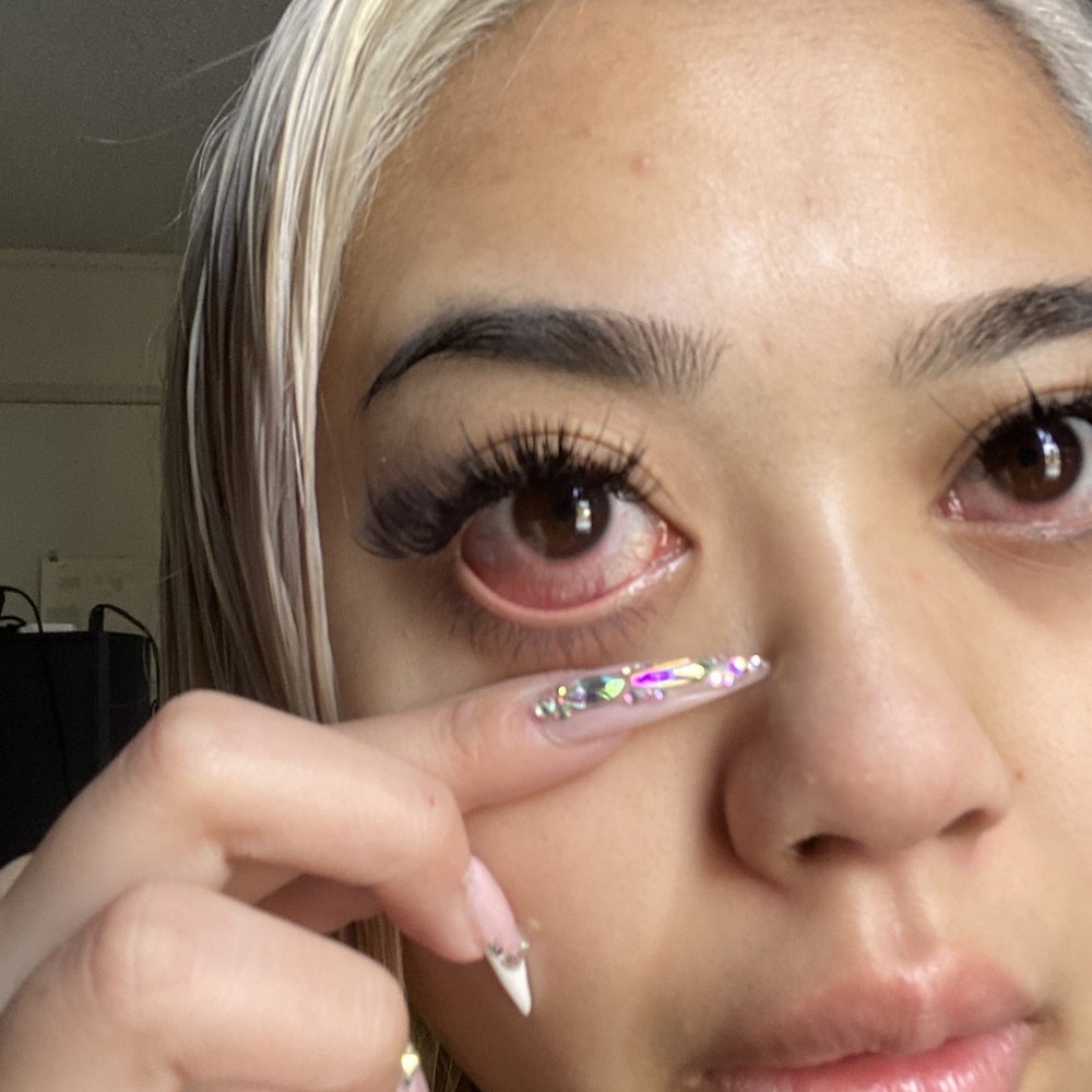 Luv Beauty - Left eye - Eyelash Service Near Me - Bellflower , California Luv Beauty - Left eye - Eyelash Service Near Me - Bellflower , California