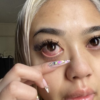 LUV Beauty  - Left eye - Eyelash Service Near Me - Bellflower , California