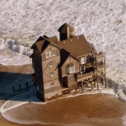 Coastal Helicopters - 'Nights in Rodanthe' house seen on a flight over the OBX with Coastal Helicopters.