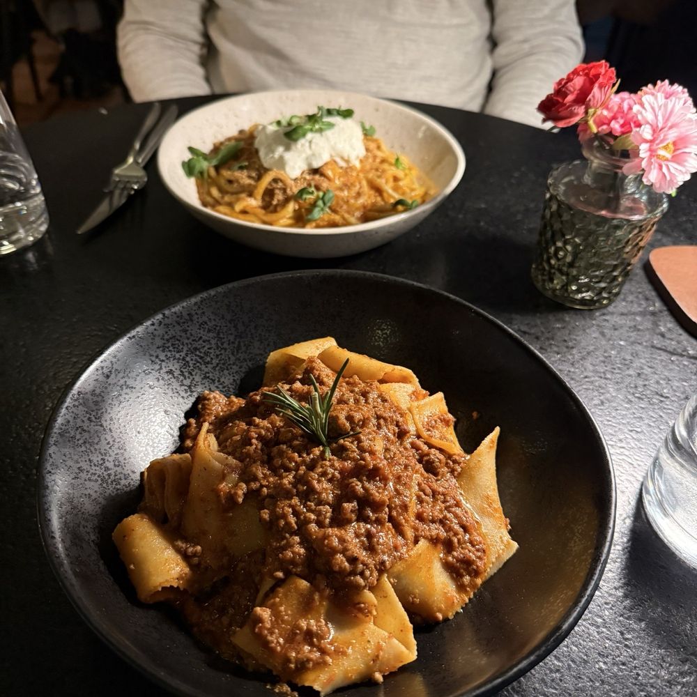 Mangia Toscano - Homemade papperdelle bolognese - Italian Near Me - Metuchen, New Jersey Mangia Toscano - Homemade papperdelle bolognese - Italian Near Me - Metuchen, New Jersey