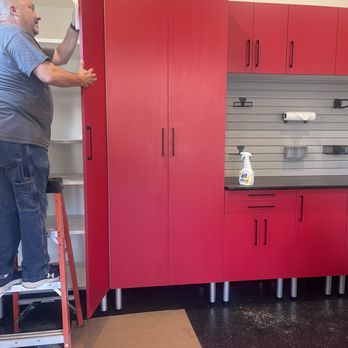 Closet Connection - Cleaning up the work site, Jack created an Amazing Design. - Home Organization Near Me - San Antonio, Texas